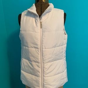 NWT White Puffy Michael Kors Vest